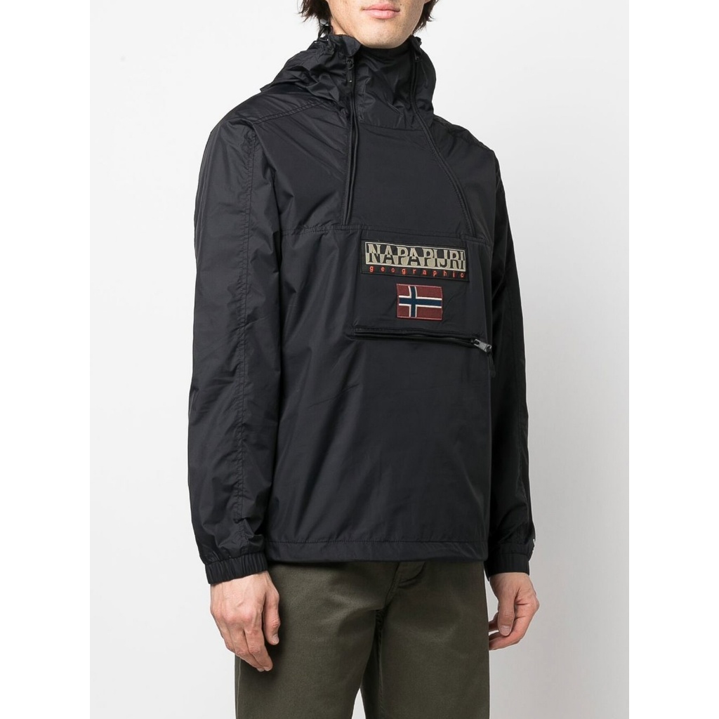 Napapijri Northfarer 2.0 Summer Anorak Jacket (Black) Original