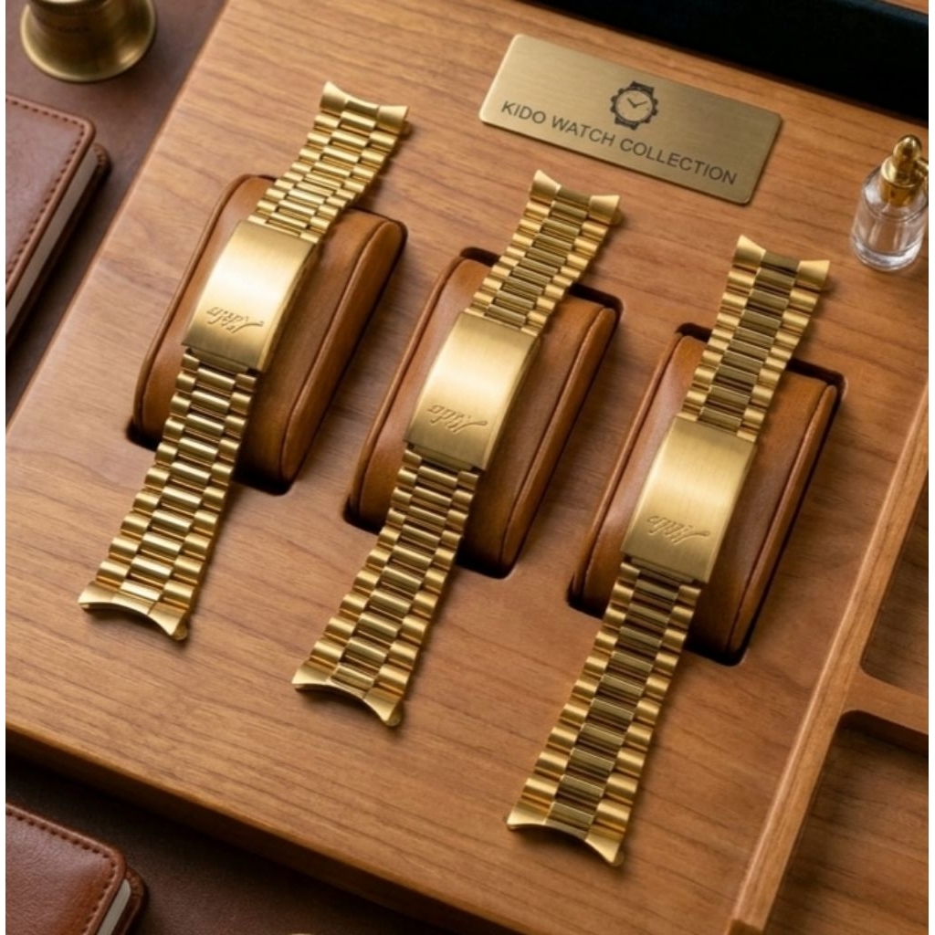 strap tali jam tangan Mido commandra president  mm premium rantai jam tangan Mido jam mido bracelet 