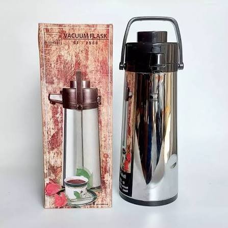 Termos Pencet Pompa Stainless Elephant 2,5 liter ST 2500 ( KHUSUS INSTANT )