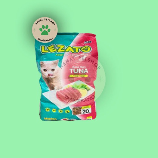 MAKANAN KUCING LEZATO 20KG (gosend grab)