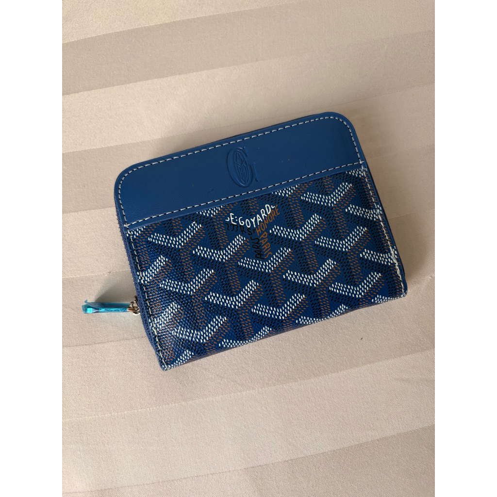 Preloved Dompet Wallet Branded Goyard Blue Biru