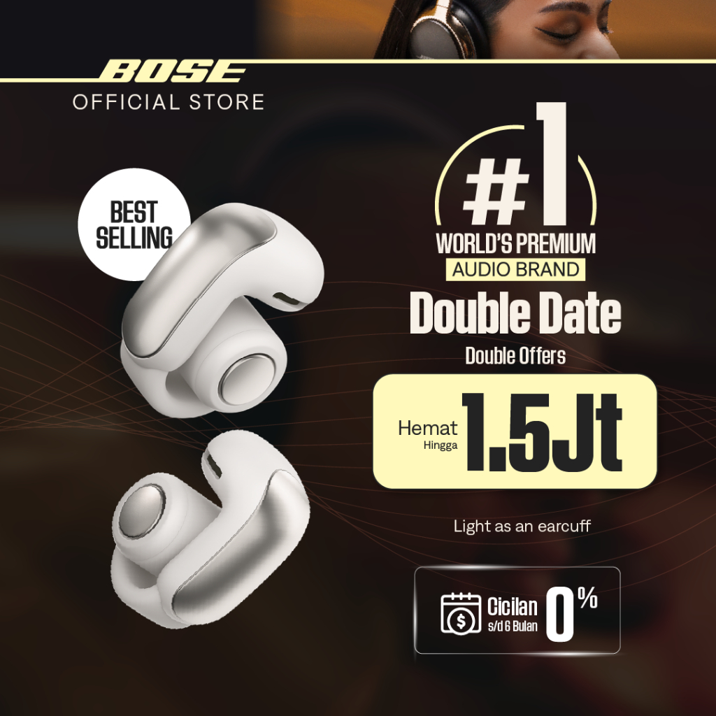 Bose Ultra Open Earbuds Open Ear Bluetooth Wireless Earclip