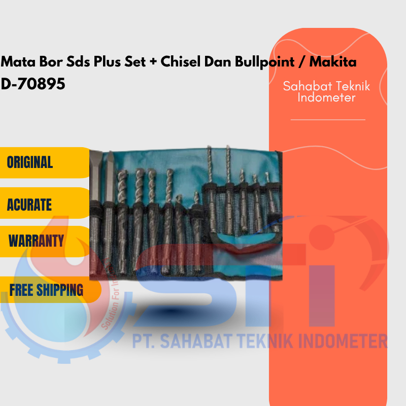 Jual Mata Bor Sds Plus Set + Chisel Dan Bullpoint  Makita