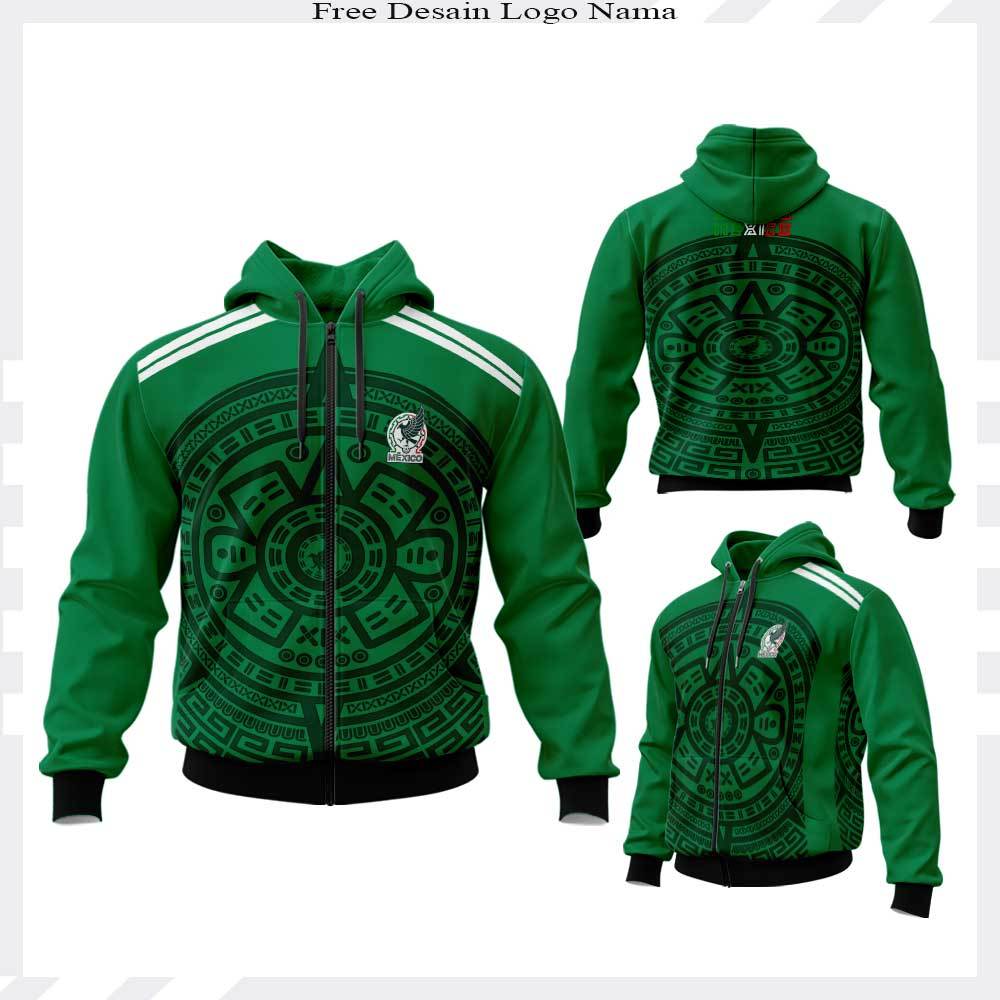 JAKET HOODIE CONTINGENT FANTASY HOME MEXICO FULLPRINTING PREMIUM