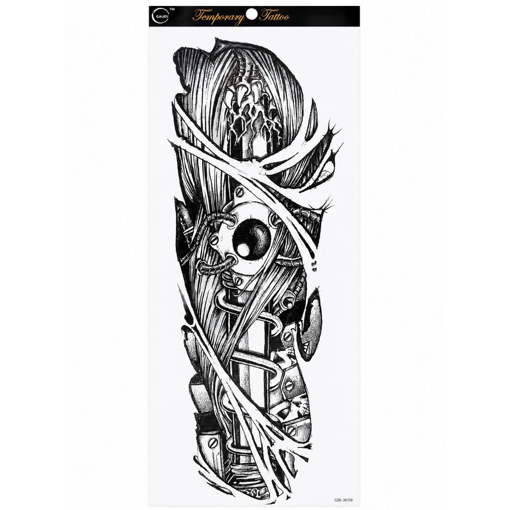 TATTOO SEMI PERMANENT TATO TEMPORARY TATTOO LENGAN PENUH TAHAN LAMA