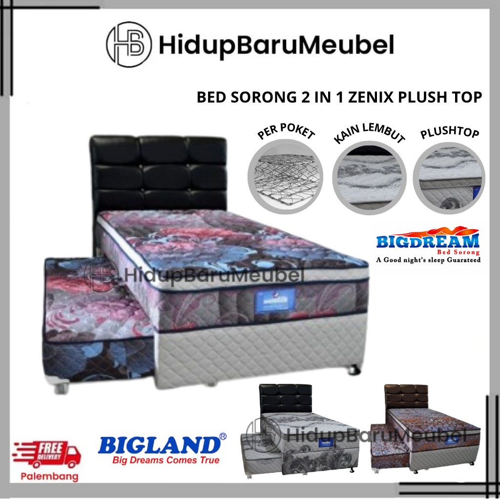 Springbed Sorong Bigdream / tempat tidur anak dorong Bigdream by Bigland / spring bed kid remaja Plu