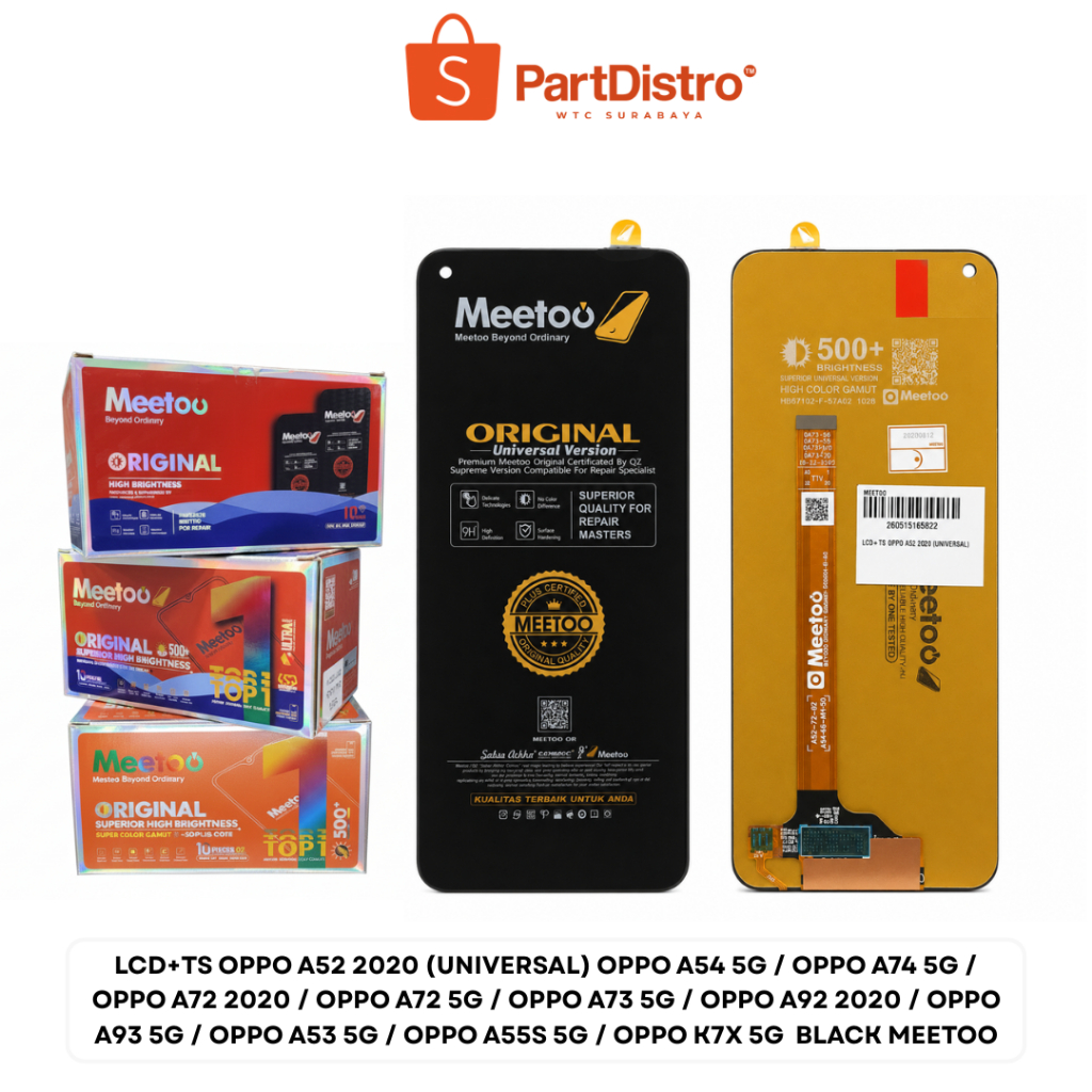 LCD+TS OPPO A52 2020 (UNIVERSAL) OPPO A54 5G / OPPO A74 5G / OPPO A72 2020 / OPPO A72 5G / OPPO A73 
