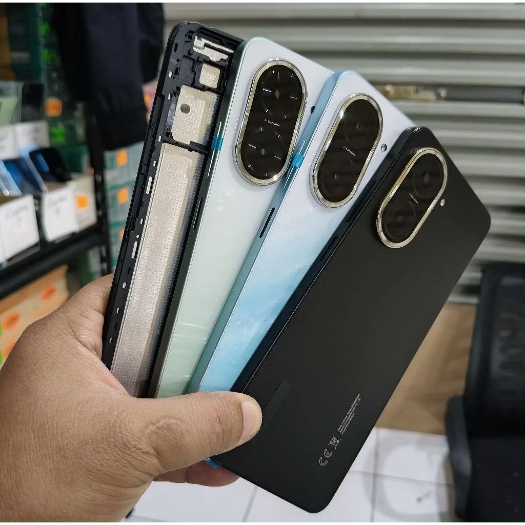 Kesing Housing Casing FULLSET XIAOMI REDMI A5 BackDoor Tutup Belakang + Bezel Samping + Frame LCD