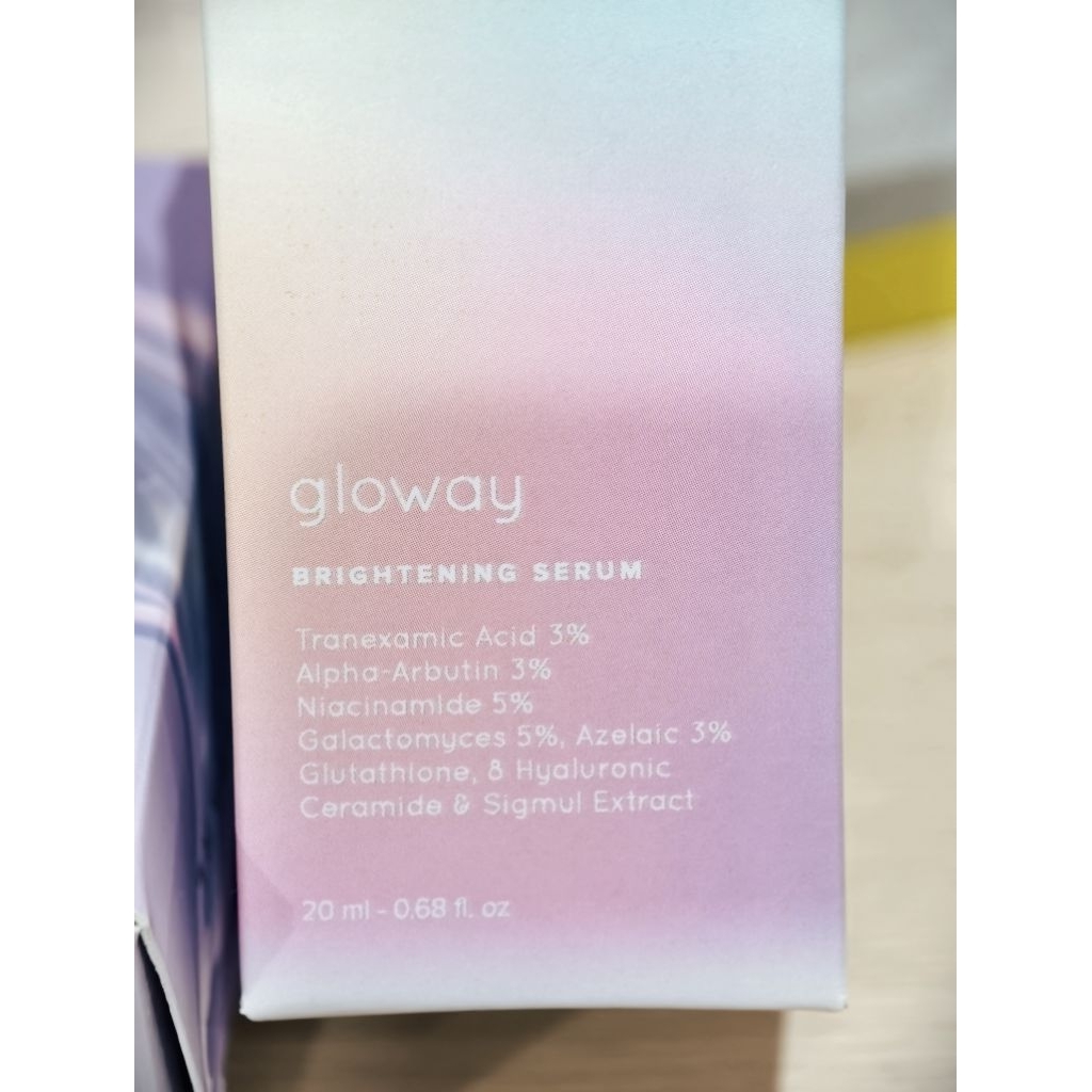gloway waylab serum brightening tanexamic acid alpha arbutin niacinamide