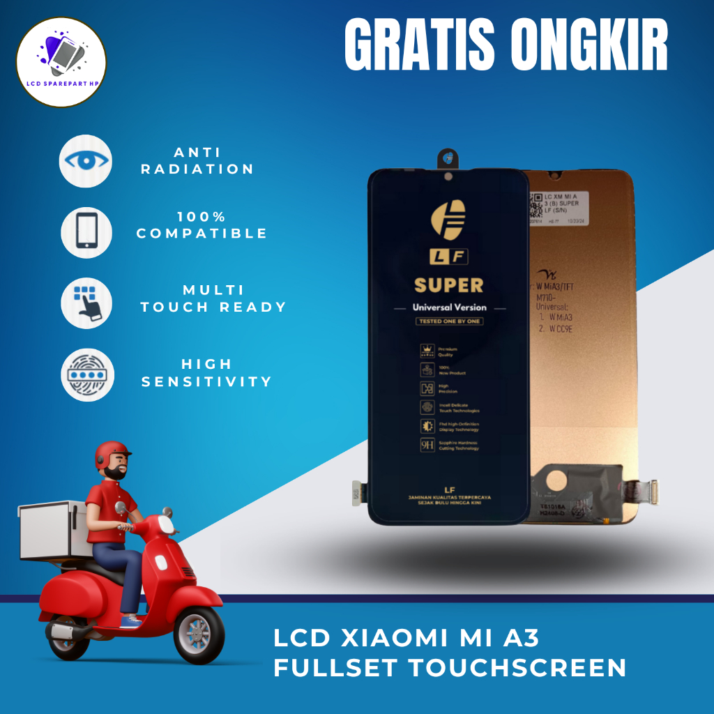 LCD XIAOMI MI A3 FULLSET TOUCHSCREEN