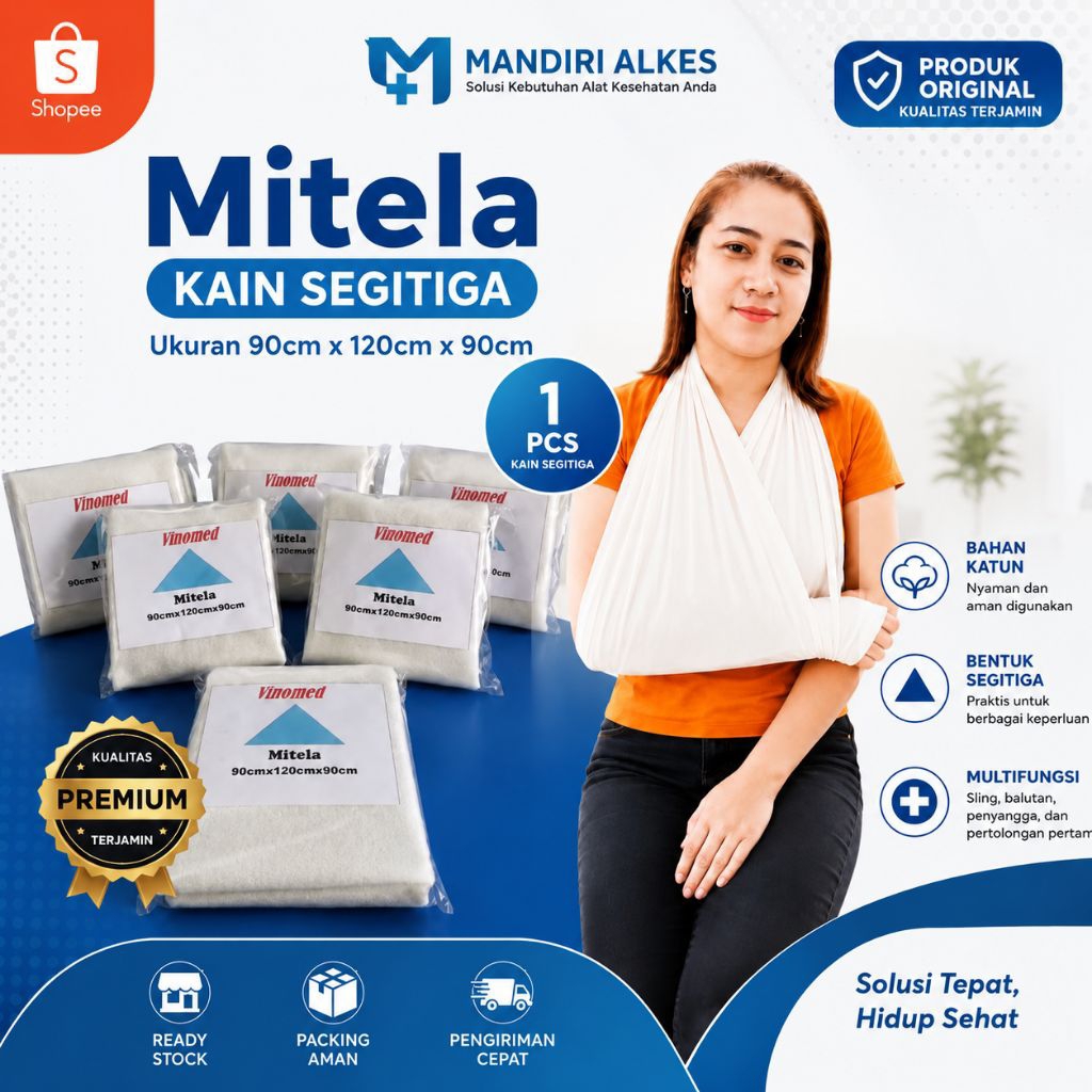 Mitella/Mitela kain segitiga