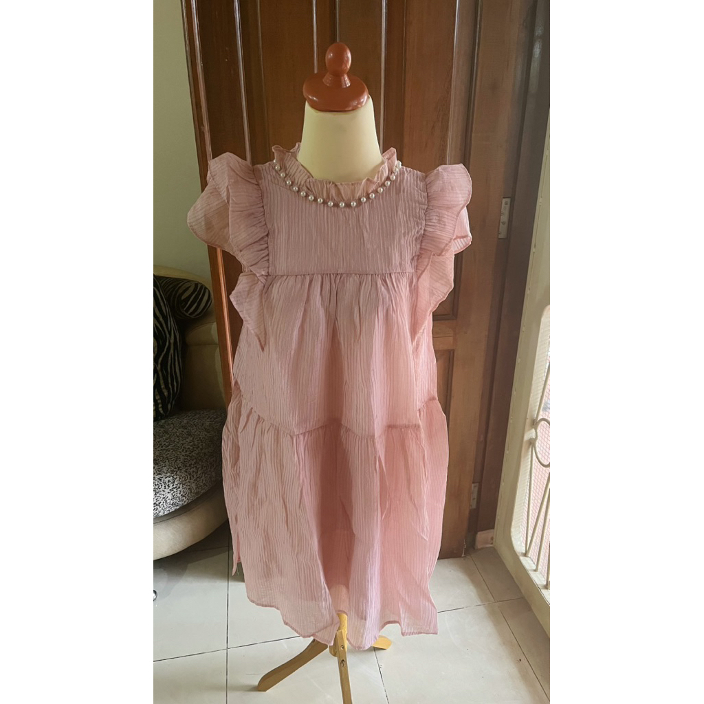 Dress Renda Pink
