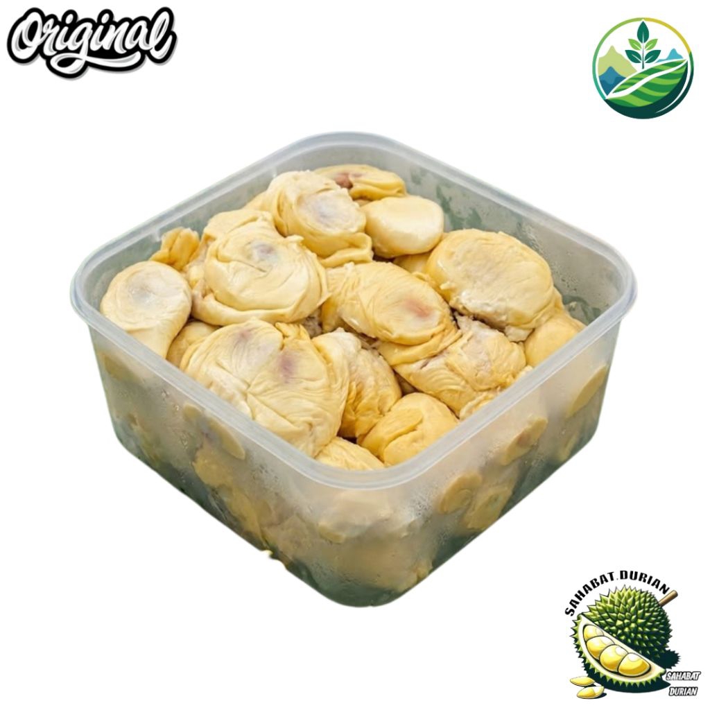 Durian montong | Durian montong kupas 1000 gram | Durian montong manis legit