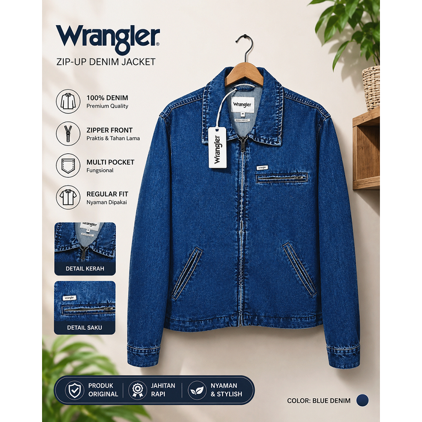 Jaket Wrangler Original 100% official store
