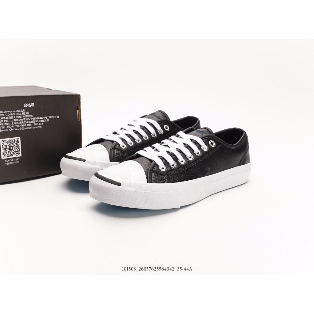 FKSNKRS - Sepatu Converse Jack Purcell Black Leather