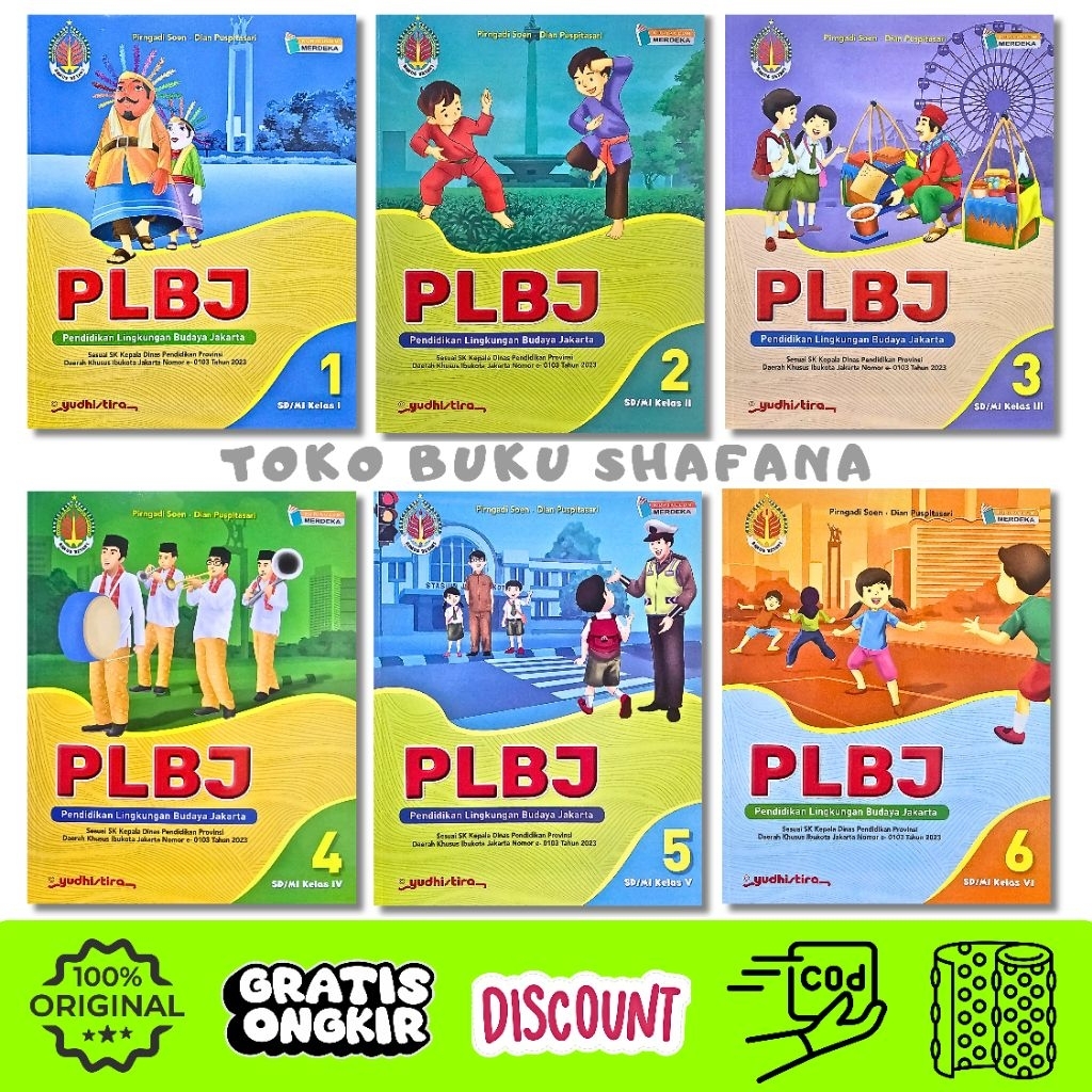 PLBJ Yudhistira Untuk SD Kelas 1 2 3 4 5 6 Kurikulum Merdeka Buku Pelajaran