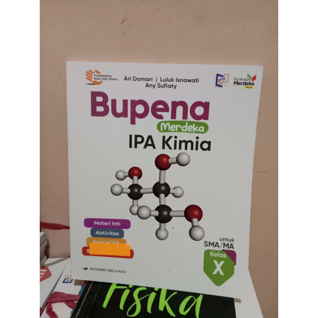 Buku Bupena IPA Kimia Kelas 10 Kurikulum Merdeka Edisi Revisi