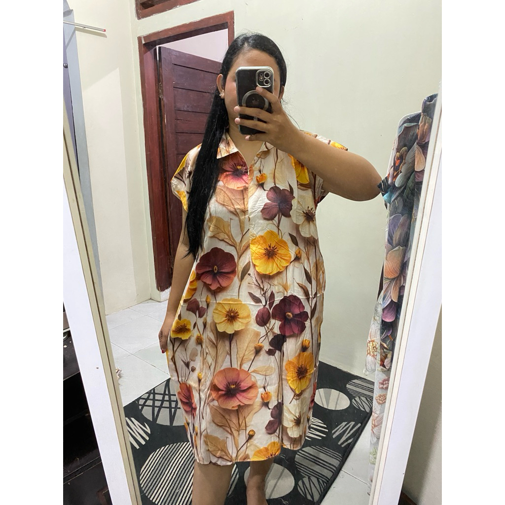 Daster kerah Rayon busui