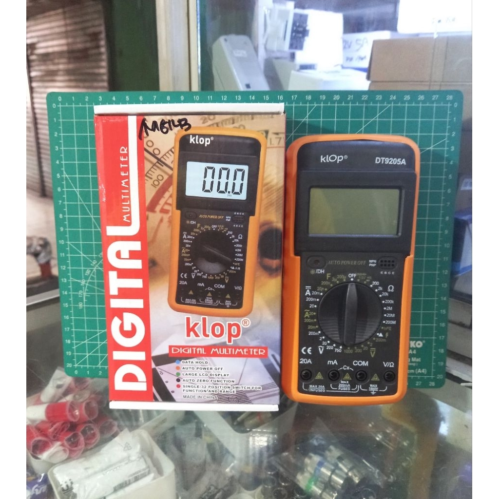 Avometer Multimeter Multitester Digital KLOP DT9205A