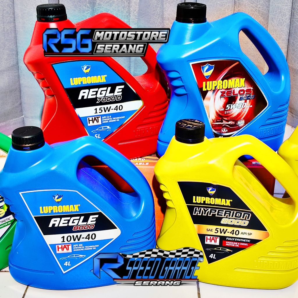 OLI MOBIL LUPROMAX ZELOS 5000 5W - 30 API 4 LITER