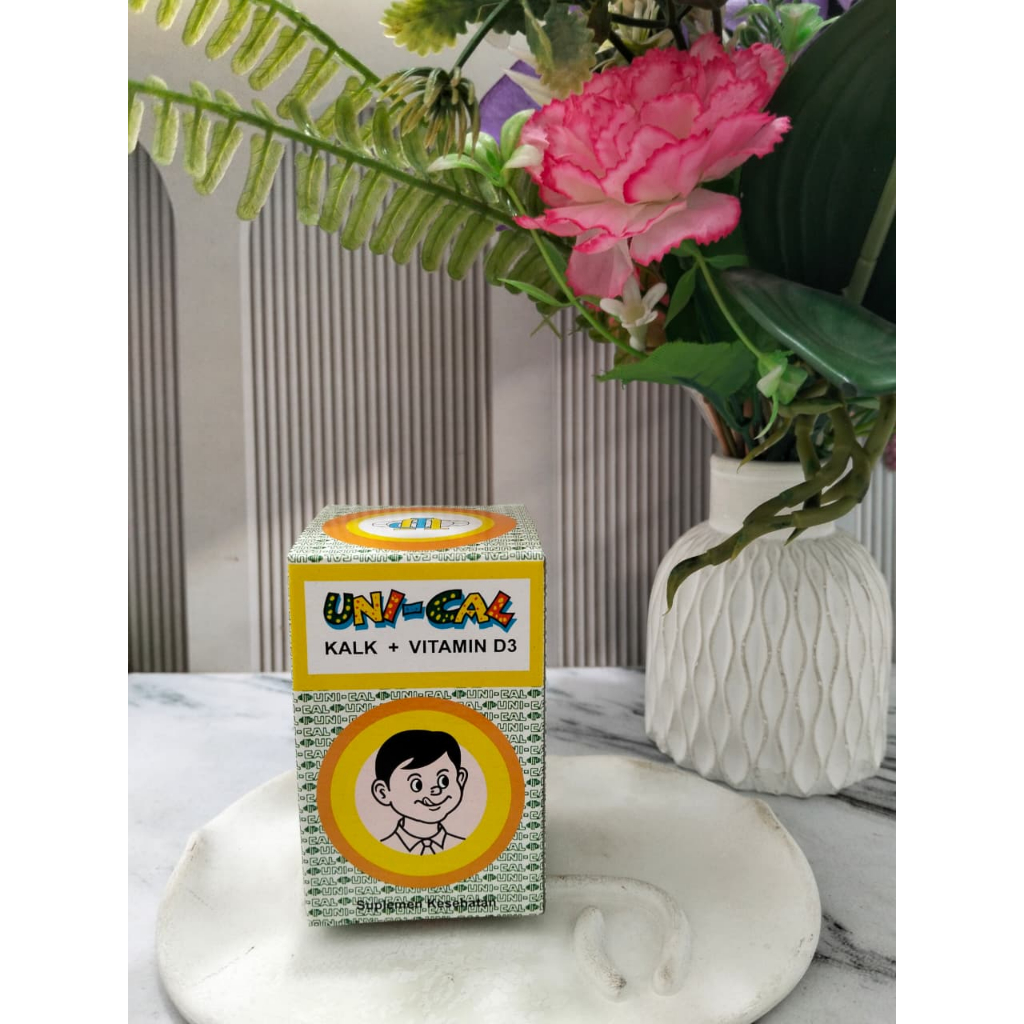 UniCal Kalsium + Vitamin D (pertumbuhan gigi dan tulang Anak)