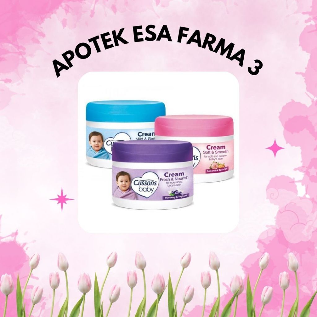 Cussons Baby Cream 50Gr/Krim Kulit Bayi/Pelembab Kulit Bayi