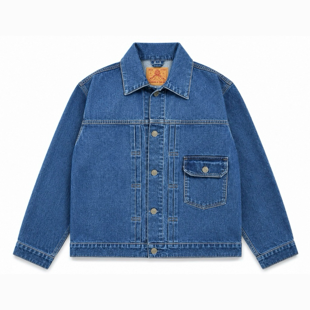Jacket Denim Trucker Type 1 | Medium Blue | Morrowsky