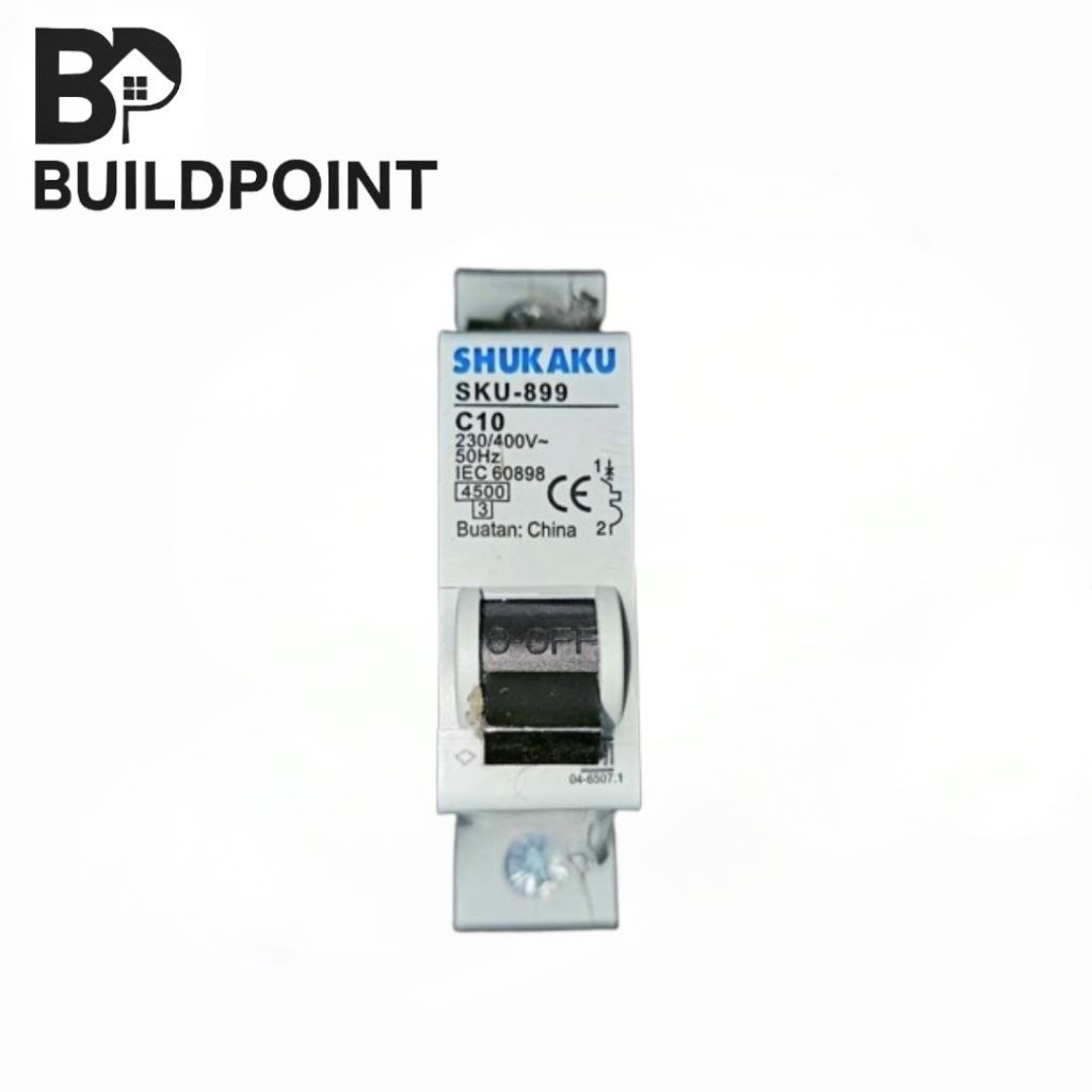 SHUKAKU MCB Mini Circuit Breaker C4 / C10 1P 230/400V 4.5kA