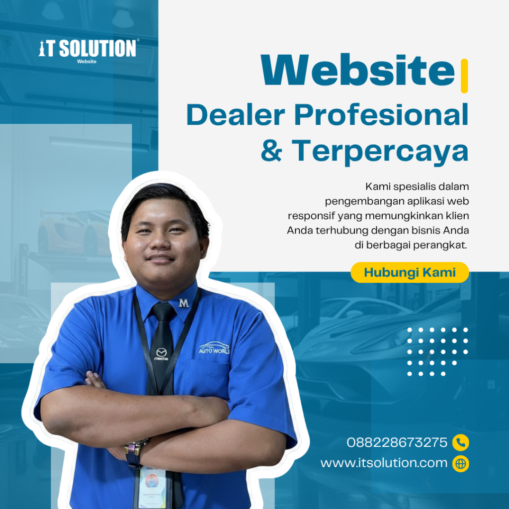 Paket Website Dealer Profesional & Terpercaya – Website Showroom Mobil, Motor & Dealer Kendaraan
