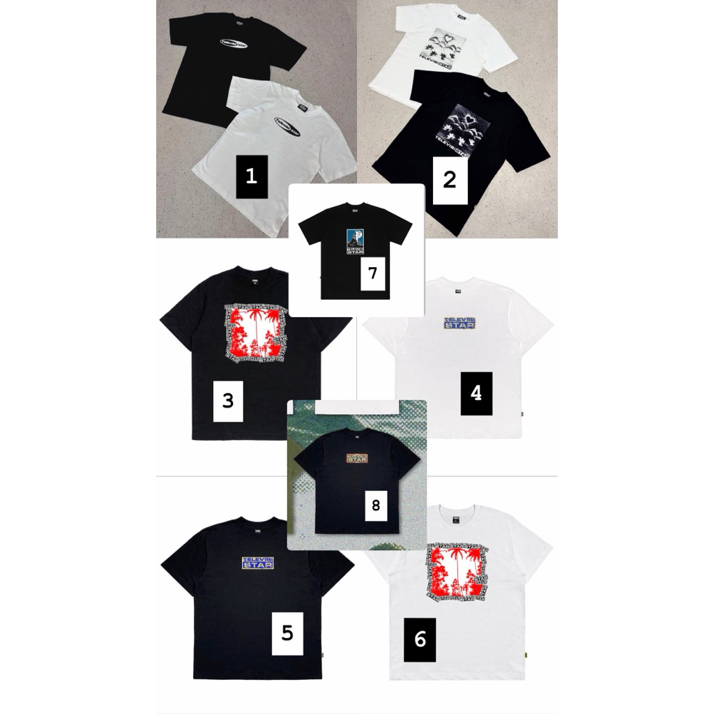 T SHIRT TELEVISI STAR