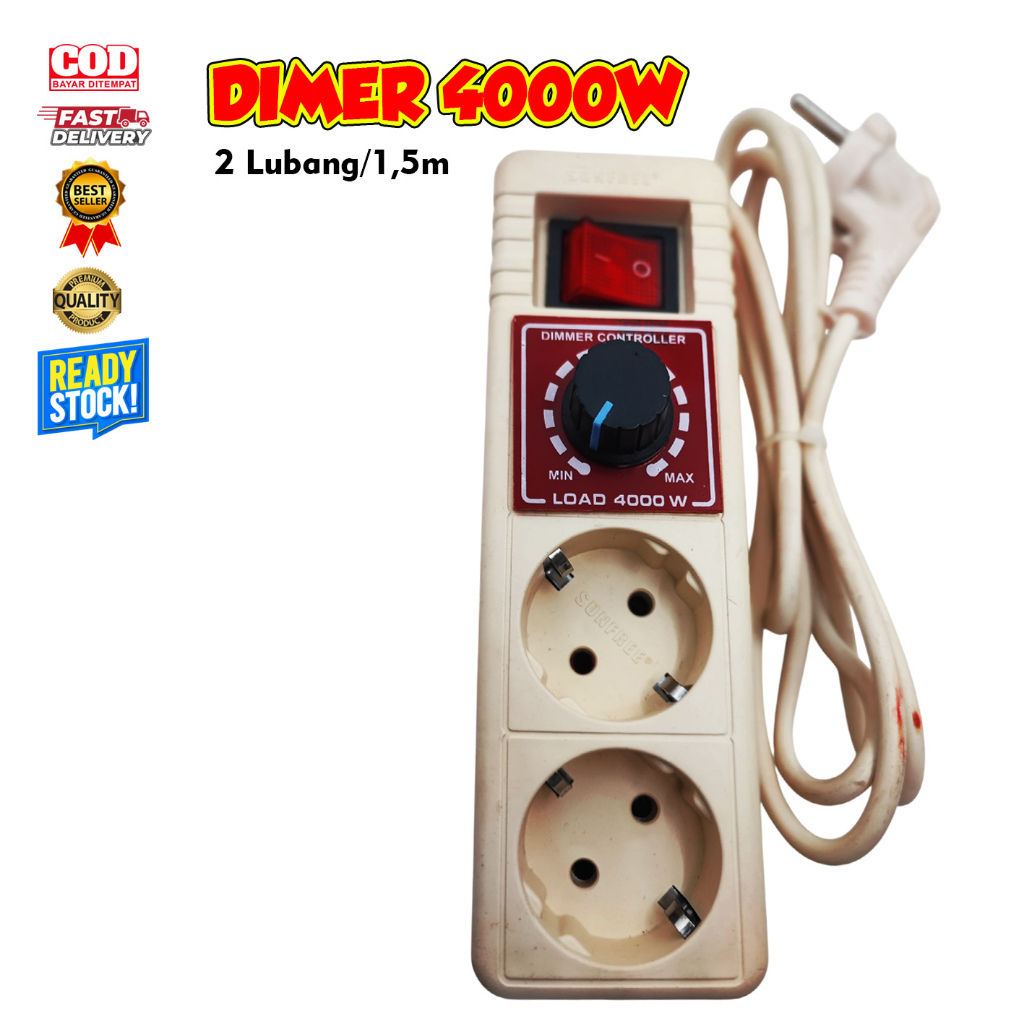 Dimmer 4000watt AC Pengatur kecepatan Bor Gerinda Dimmer 4000 watt AC
