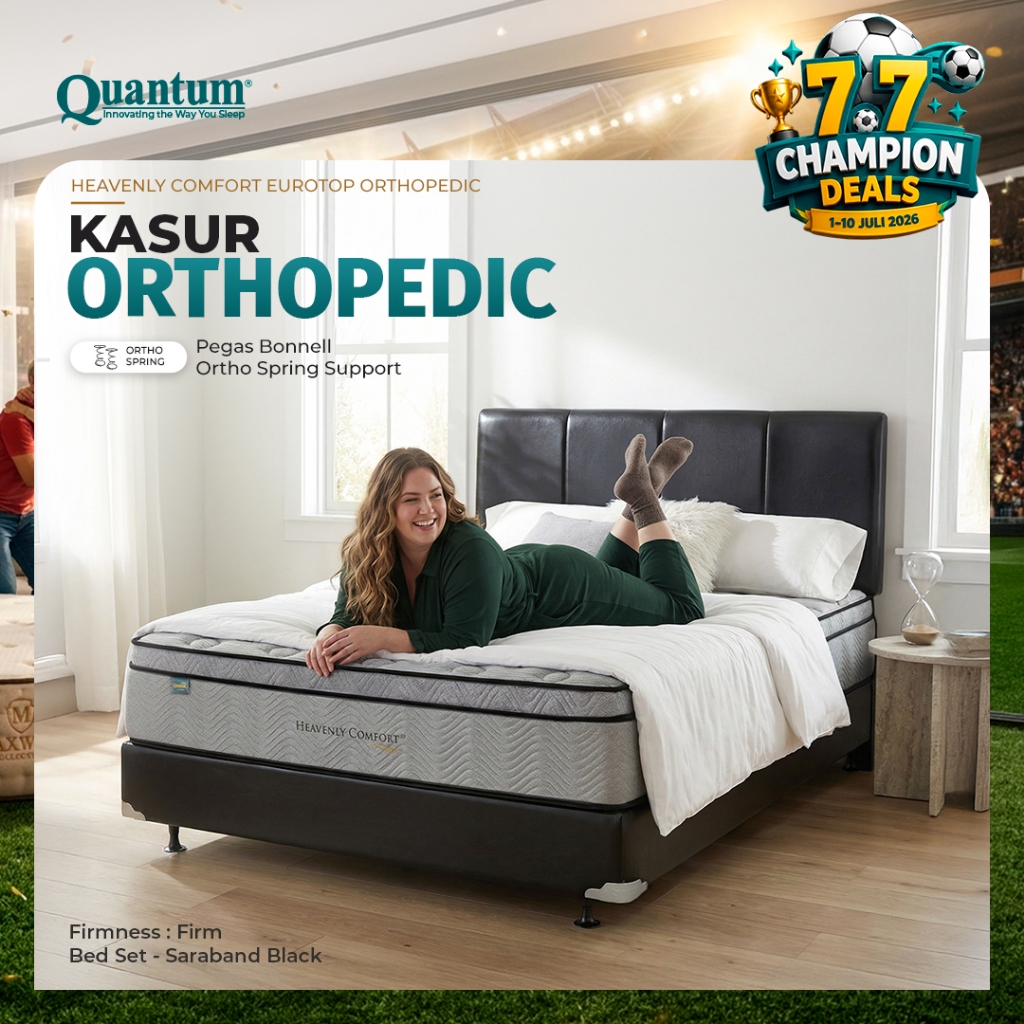 Kasur Orthopedic Quantum Springbed Heavenly Comfort Eurotop