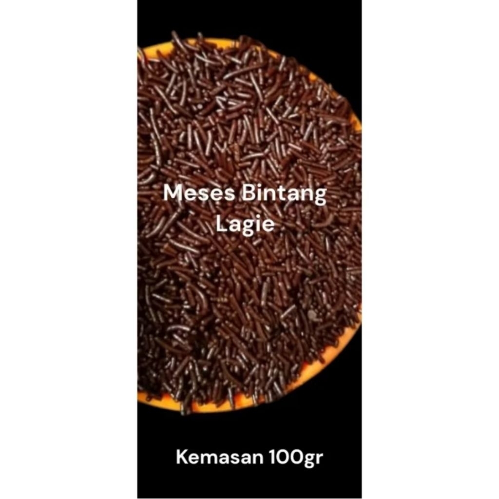 100gr Meses Coklat Enak Merk Bintang "Lagie"