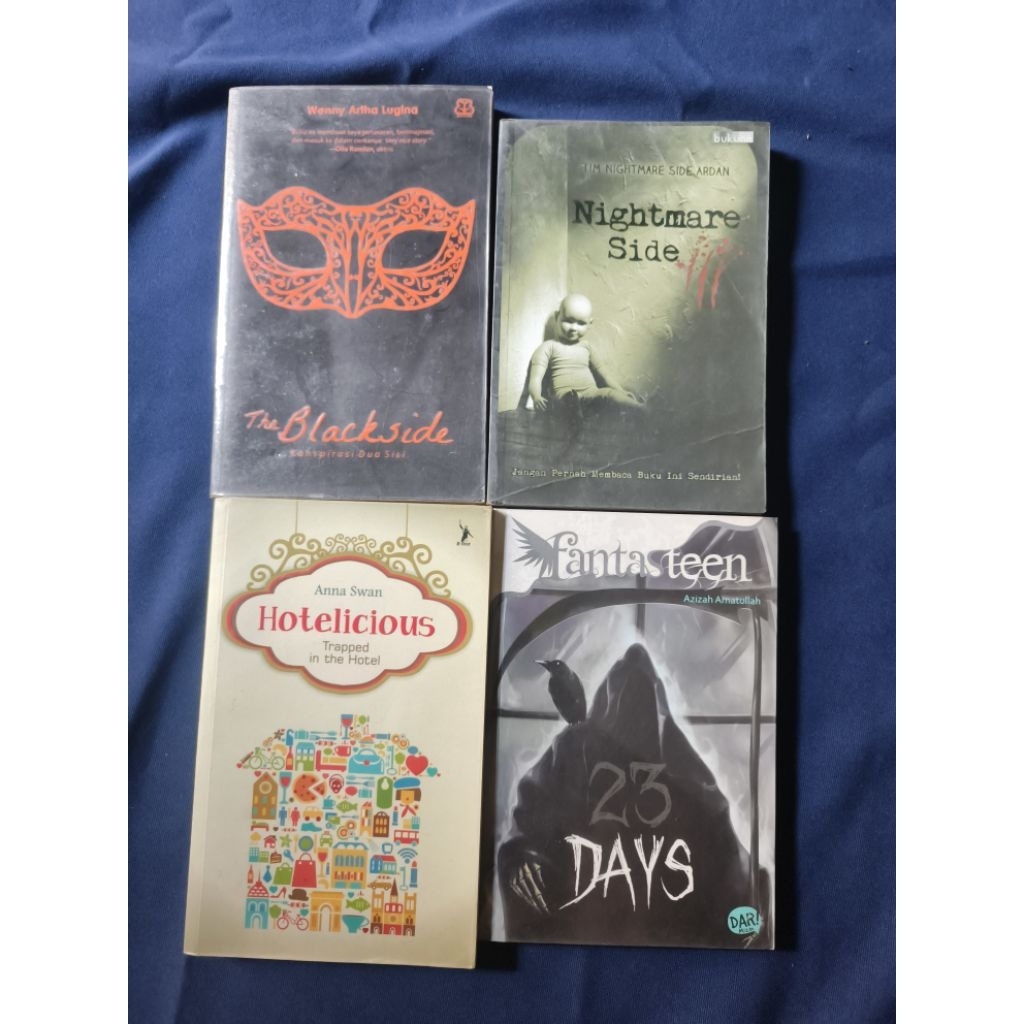 Paketan Buku Novel Nightmare Side The Blackside Hotelicious 23 Days