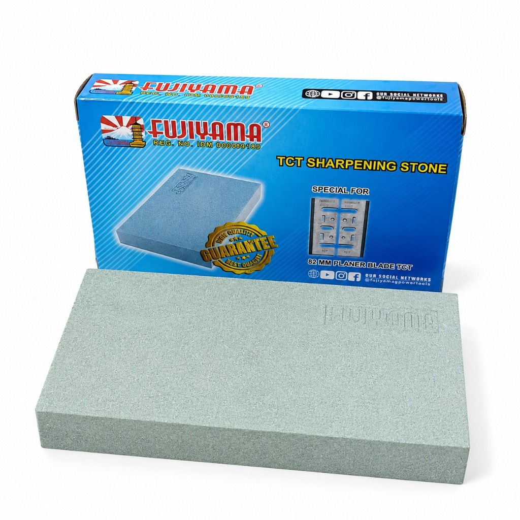 Batu Asah Gosok Ungkal Planer mesin | Original Fujiyama High Quality Batu asah 15cm x 9cm x 2cm peng
