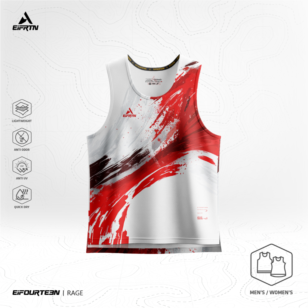 Eifrtn Singlet Running Indonesia Series - Jersey Lari Atletik Pria Wanita Unisex Nasional Terbaru Ei