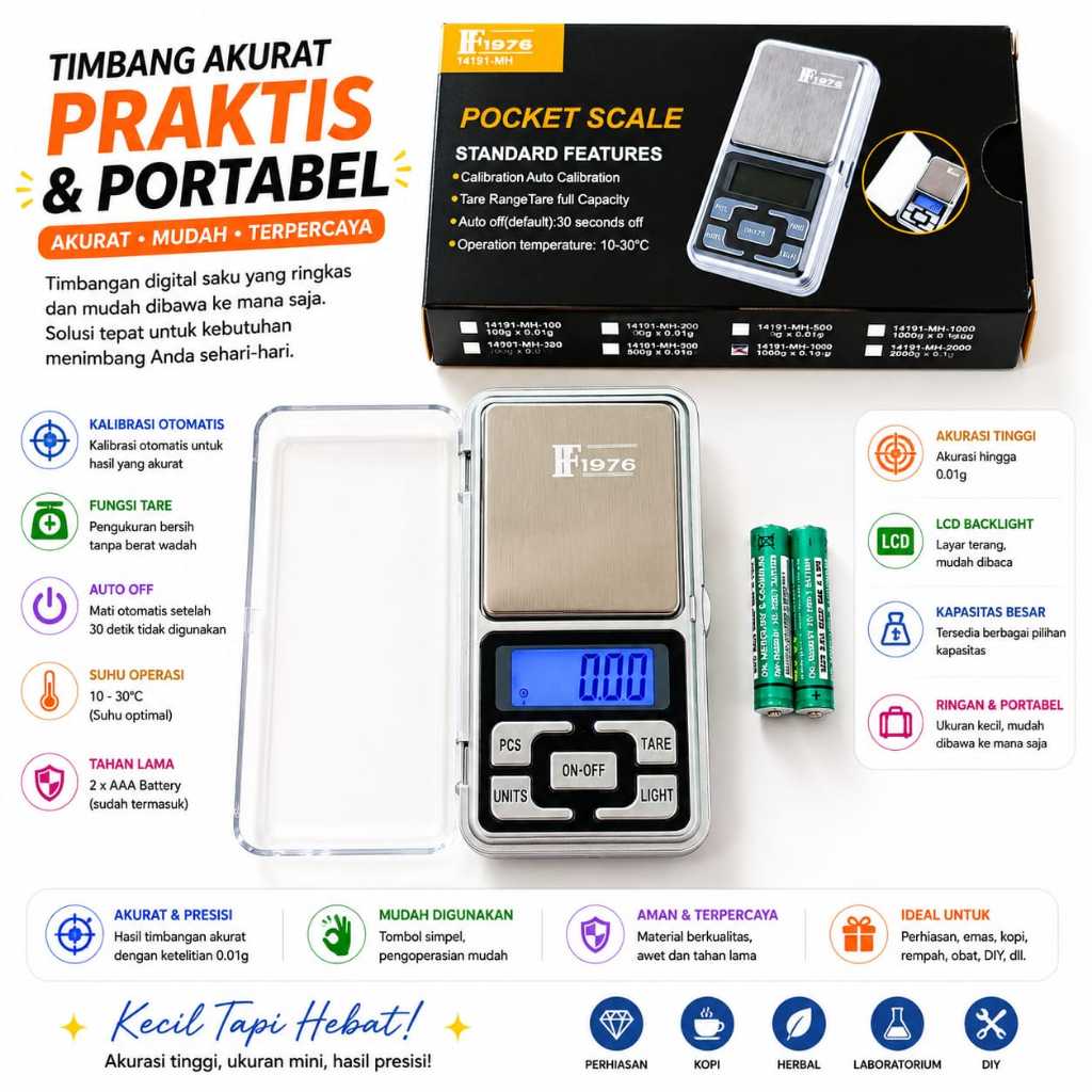 Timbangan Emas / Timbangan Mas / 200 Gram / 0,01 gram / DIgital / Scale