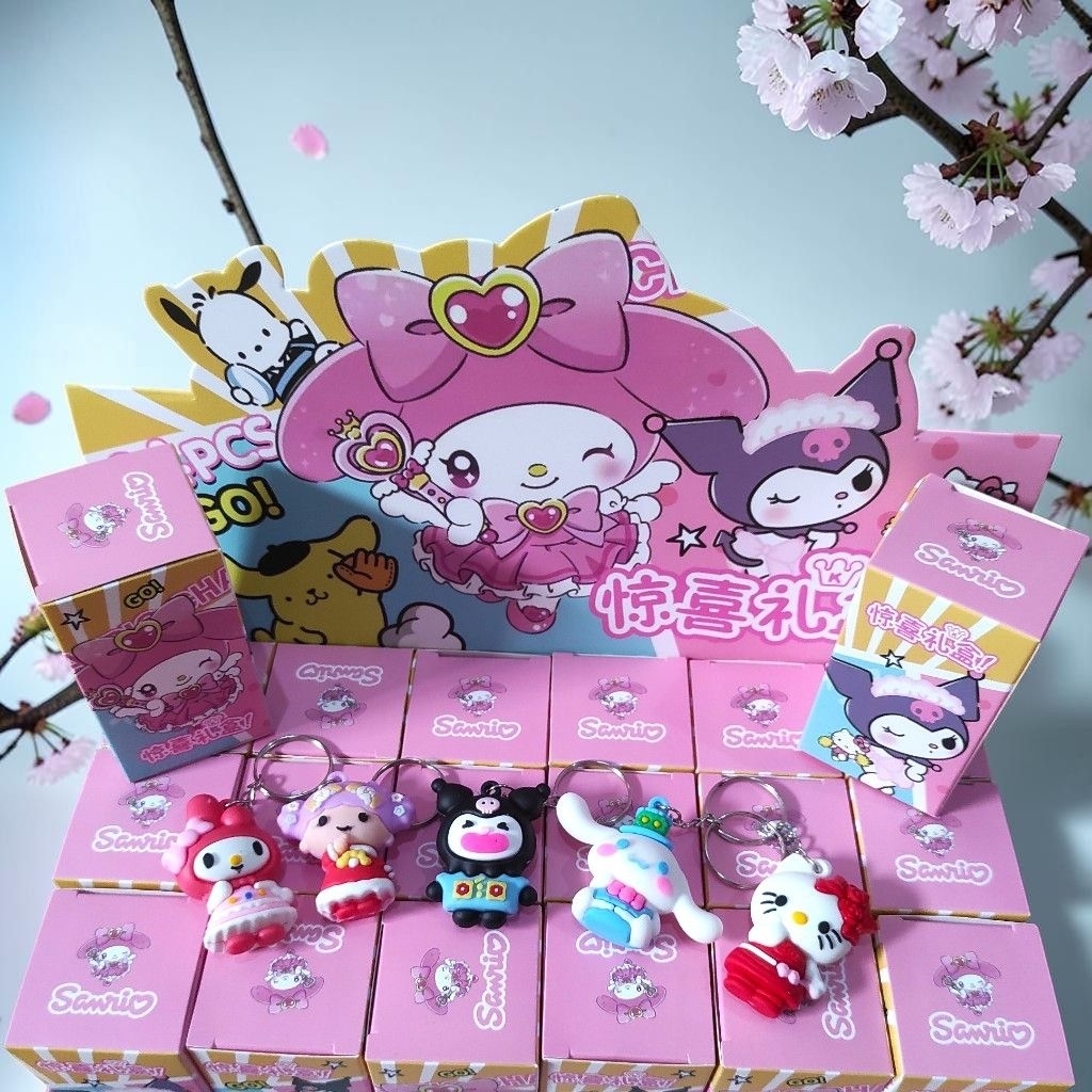 new1 Gantungan sanrio blind box/Blind Box gantungan sanrio random