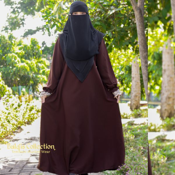 Gamis Abaya Polos Warna Temboro