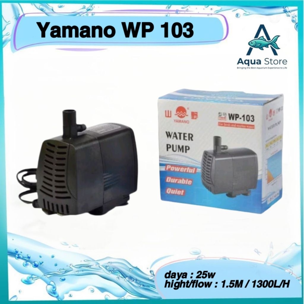 POMPA AIR YAMANO WP 103 AQUARIUM / POMPA CELUP YAMANO HIDROPONIK WP103