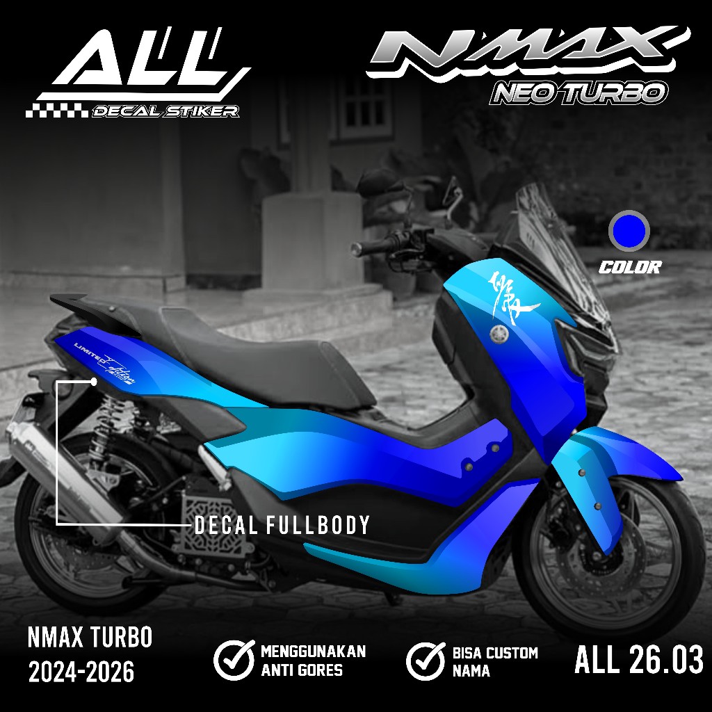 COD Sticker Decal Nmax Neo S Nmax Turbo 2024 2025 Full Body Sticker Nmax Neo S Turbo NEW Decal Stick