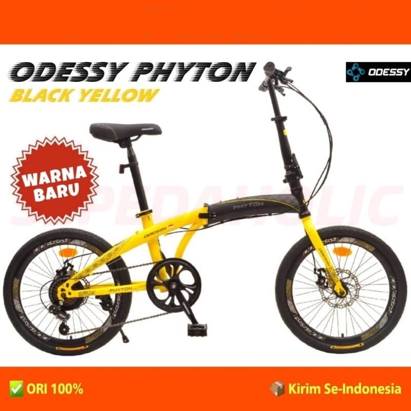Sepeda Lipat ODESSY PHYTON 16 dan 20 Inch Murah ORIGINAL SNI