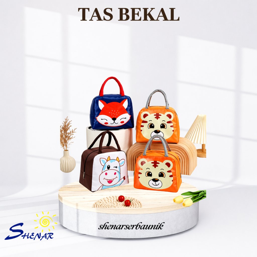 Tas Bekal Makanan Karakter Tas Tempat Makan Pendingin Bontot Anak Sekolah