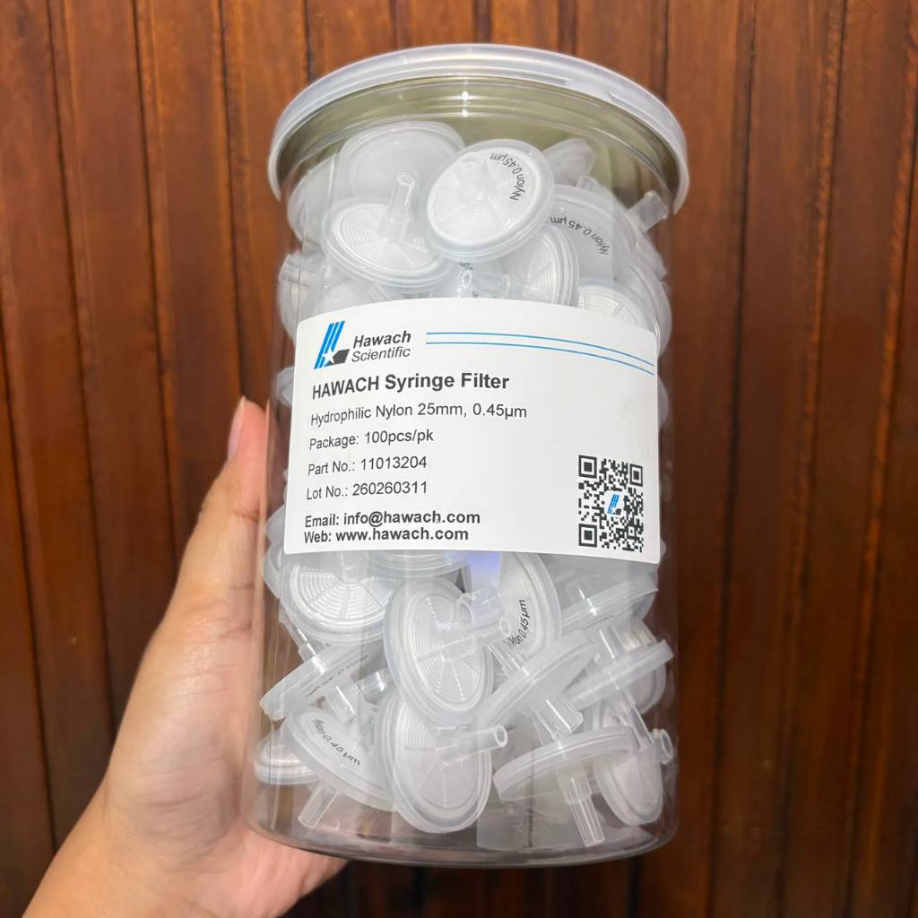 Syringe Filter, Nylon 0.45um 25 mm Hawach