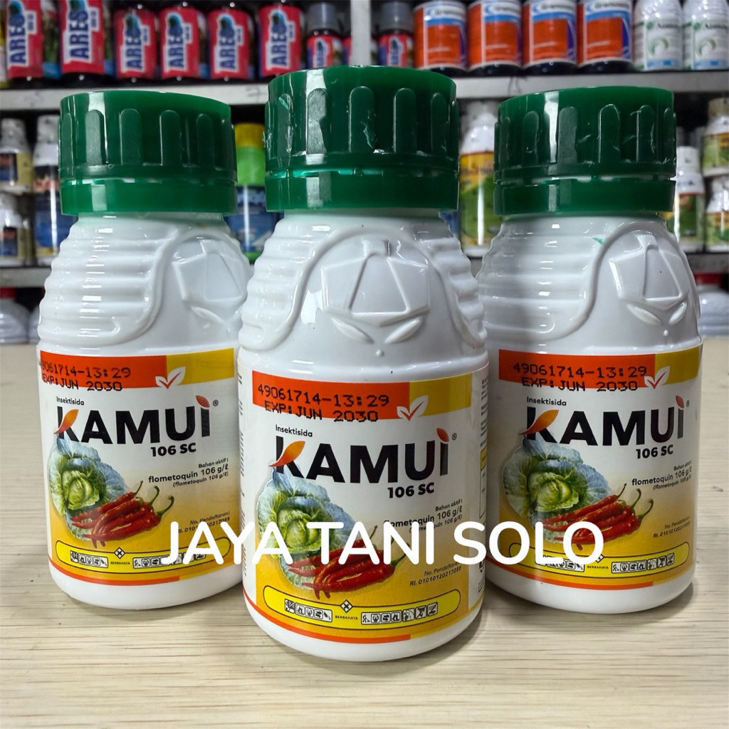 KAMUI 106 SC 100ml Flometoquin 106 g/l Insektisida Anti Keriting Daun Tanaman Cabai Bawang Kubis Mel