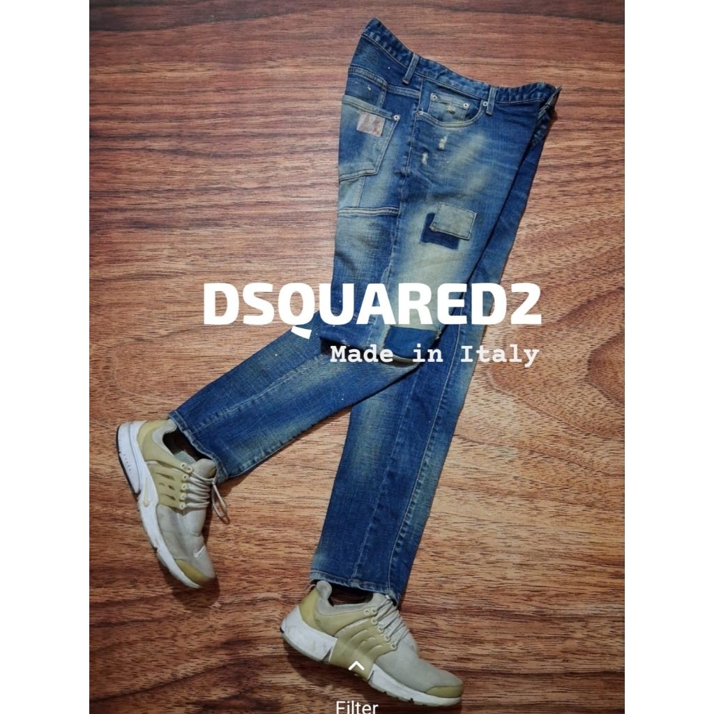 Celana jeans pria DSQUARED2 recomend bekas murah