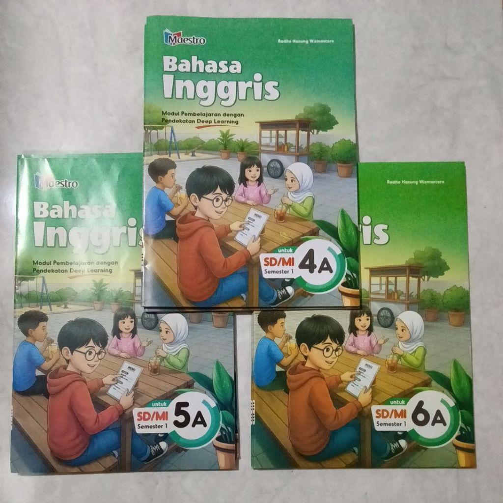 Kelas 4, 5 & 6 SD/MI LKS Maestro Bahasa Inggris Modul Pembelajaran Dengan Pendekatan Deep Learning