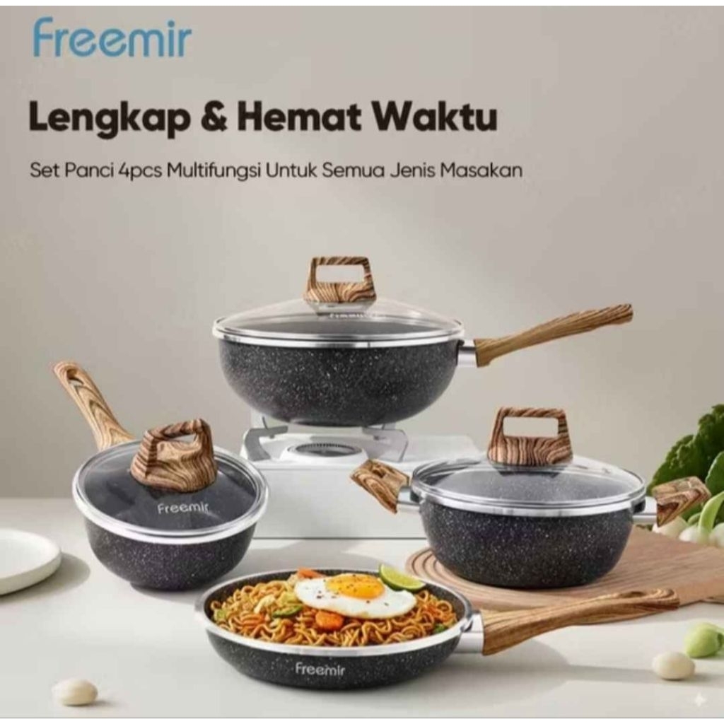 Set Panci Set Wajan Freemir