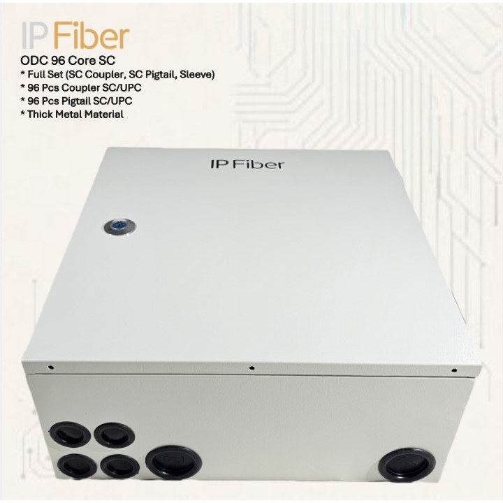 IP Fiber ODC Fiber Optic 96 Core SC UPC lengkap Full Set /ODC wall 96 Core