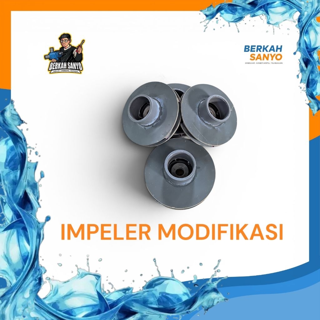 Kipas Impeler Pompa Air Modifikasi